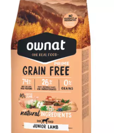 Ownat Grain Free - Cordero Junior