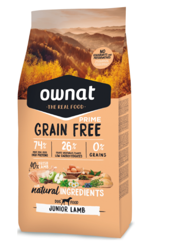 Ownat Grain Free Prime - Cordero Junior