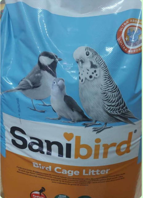 Sanibird – Bird Cage Litter: 35 L
